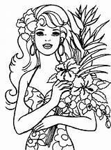 Barbie Doll Coloring Pages Colour Getcolorings Drawing Printable Color Getdrawings sketch template