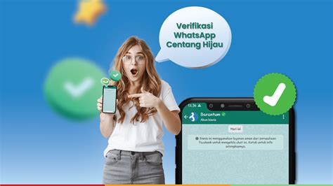 verifikasi whatsapp centang hijau  mudah