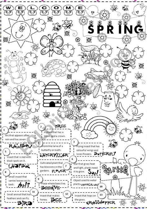 printable spring worksheets  preschool fun sp vrogueco