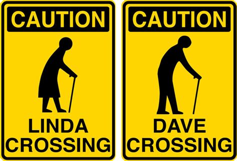 personalized  people crossing sign etsy
