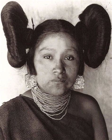 A Portrait Of A Hopi Girl On A Reservation In Arizona 1901 Portrait