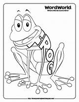 Coloring Pages Frog Sheets Disney Wordworld Printable Coloring4free 2021 Animal Ww Word Handy 2259 Kids Printables Mandy Alphabet Worksheets Neverland sketch template
