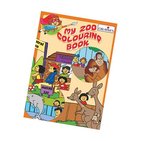 zoo colouring book creative educational aids
