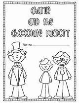 Chocolate Factory Charlie Cover Activities Drama Crafts Dahl Roald Vocabulary Printable Book Grade School Literacy Books Colouring Coloring Wonka Comprehension sketch template