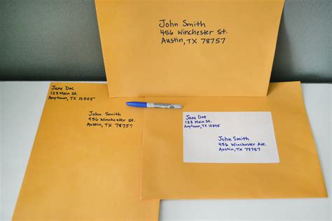 address large envelopes synonym