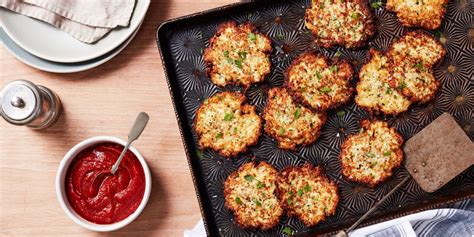 cauliflower hash browns with spicy ketchup recipe how to make