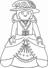 Playmobil Coloriage Dessin Princesse Colorier Prinzessin Imprimer Ferme Personnage Imprimé sketch template