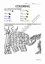 Coloring Worksheet Esl Worksheets Preview sketch template