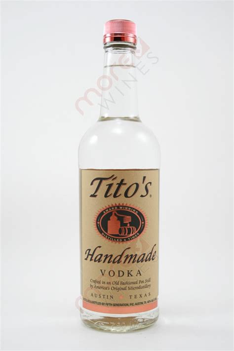 tito s handmade vodka 750ml morewines