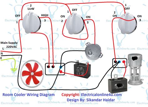 air room water cooler wiring diagram electrical     electrical electronics