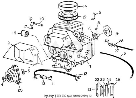 mtd    fr   parts diagram  briggs stratton engine parts