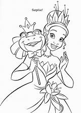 Tiana Colouring Getcolorings sketch template