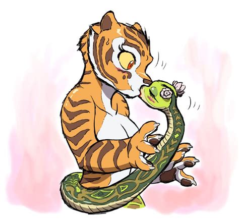tigress and viper lesbian kiss