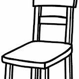 Silla Chair Coloring Pages Kids sketch template