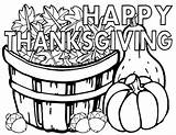 Thanksgiving Coloring Pages Adults Printable Color Getcolorings sketch template