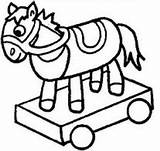 Caballo Cavalli Juguete Colorat Cavallo Juguetes Cai Caballos Pferd Armar Bojanke Konji Sedam Calut Fise Planse Printanje Colorea Genügt Webbrowser sketch template