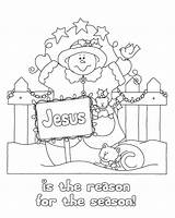 Coloring Pages Jesus Christmas Sunday School Snowman Bible Sheets Peace Loves Prince Chrismas Kids Colouring Printable Sign Christian Color Getcolorings sketch template