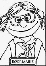 Roxie Sesame Street Coloring Pages sketch template