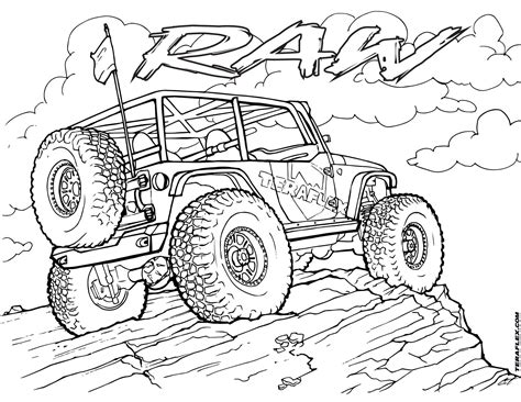 jeep monster coloring pages truck coloring pages coloring pages