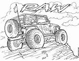 Jeep Coloring Pages Drawing Sheets Boys Monster Car Drawings Choose Board Cool Easy sketch template