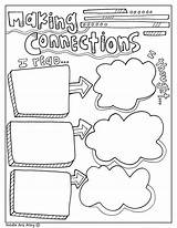 Graphic Organizers Organizer Reading Classroom Creative Connections Making Classroomdoodles Template School Writing Organisers Printable Doodle Comprehension Elementary Doodles Library Choose sketch template