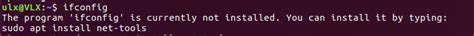 Fix Ifconfig Command Not Found In Linux Operating Systems Technig