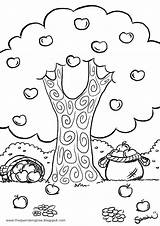 Colouring Pages Tree sketch template