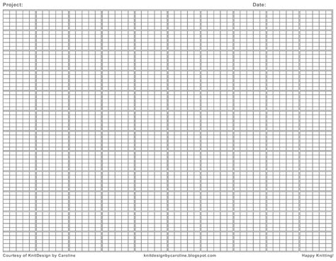 strings attached knitters graph paper