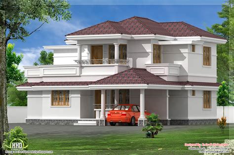 sqfeet kerala style villa house design plans