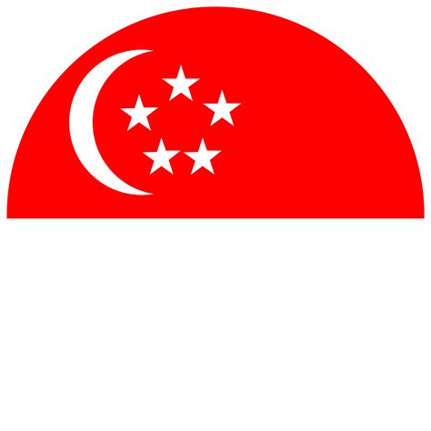 singapur flagge symbol zeichen  png