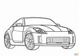 350z Voiture Nissangtr Gtr 370z Ausmalbild Supercoloring Carros Nismo sketch template