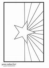 Arizona Flag State Coloring Pages Template Printable sketch template