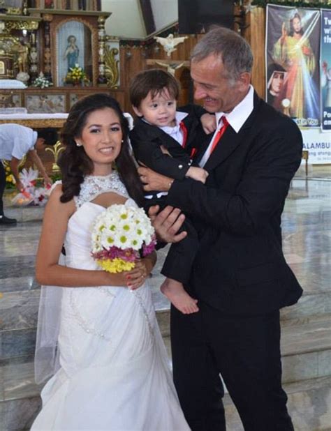 ian wootton separated from filipino bride as she gives birth after she