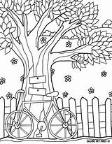 Coloring Pages Tree Fence Kids Dandelion Trees Redwood Sheets Patterns Embroidery Farm Printable Template Designs Hand Cycle Life Colouring Earth sketch template