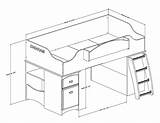 Bed Bunk Loft Shore Twin South Imagine Getdrawings Drawing Ca sketch template