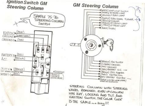 wiring  gm steering column  farmall cub