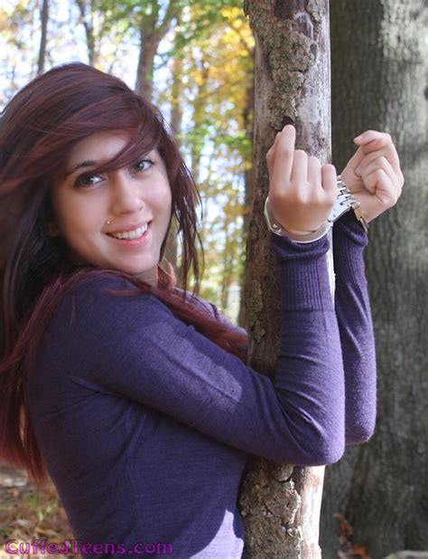 Cera Cuffed To A Tree – Cuffed Teens