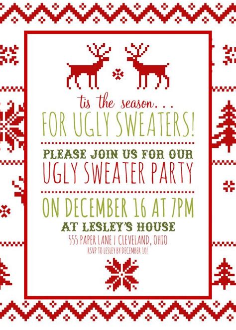 1000 images about ugly christmas sweater party ideas on pinterest