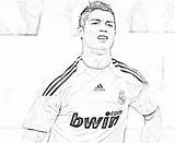 Ronaldo Cristiano Coloring Pages Sketch Drawing Colouring Sport Color Messi Print Getdrawings Portugal School Male Crafts Diy Sports sketch template
