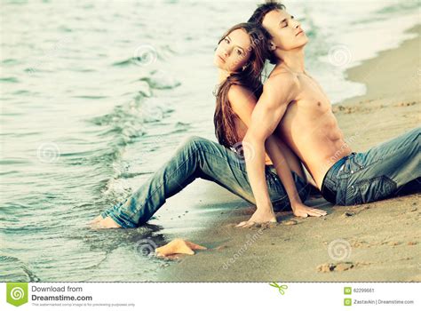 Couple At The Beach Stock Image Image Of Couple Naked