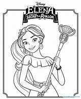 Elena Avalor Coloring Pages Princess Para Secret Disney Colorir Desenhos Princesas Printable Skylar Getdrawings Crianças Color Getcolorings Salvo Info sketch template