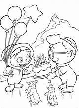 Einsteins Little Coloring Pages Printable Birthday Arctic Kids sketch template