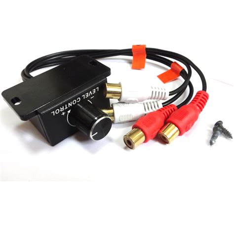 pac universal car amplifier bass knob rca gain level amp volume control knob lc ebay
