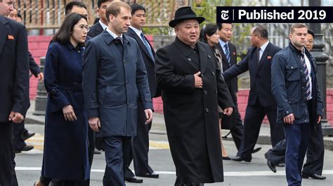 kim jong un arrives in russia for meeting with putin the new york times