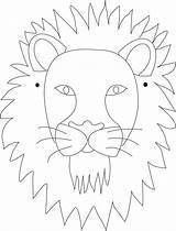 Lion Coloring Leone Maschere Ausschneiden Masque Masques Bambini Ritagliare Kindermasken Pagefull Lacocinadenova Carnevale Travestimento Coloringsky Disegni sketch template