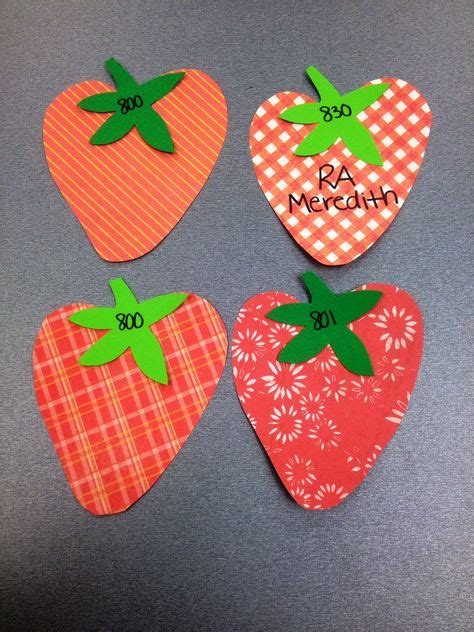 strawberry door decs for fall start your year off sweet