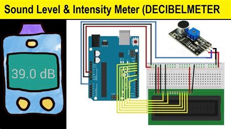 sound level  intensity meter  sound sensor arduino youtube
