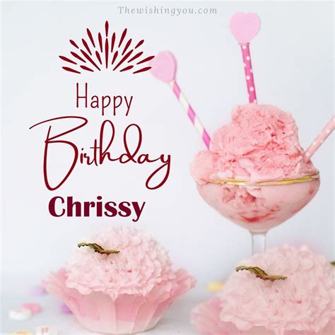 hd happy birthday chrissy cake images  shayari