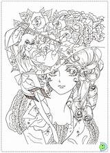 Oscar Lady Coloring Pages Dinokids Coloriages Coloriage Manga 塗り絵 Adult Book Colorier Dessin Close Adultes 그림 sketch template