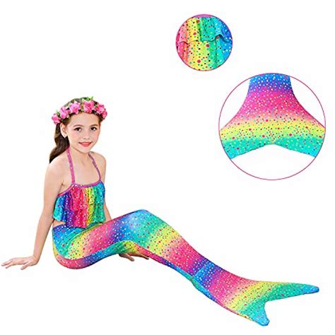 Mermaid Tails Mermaid Tails For Swimming Girls Swimsuit Princess Bikini